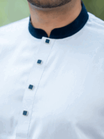 LUTHAI CONTRAST SILVER PANJABI - Image 3